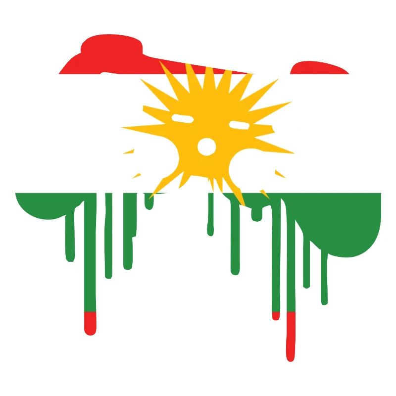 Drapeau de jeu kurde