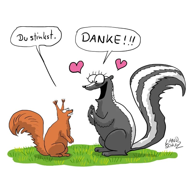 Stinktier Liebe
