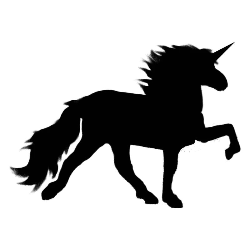 Einhorntoelter schwarz
