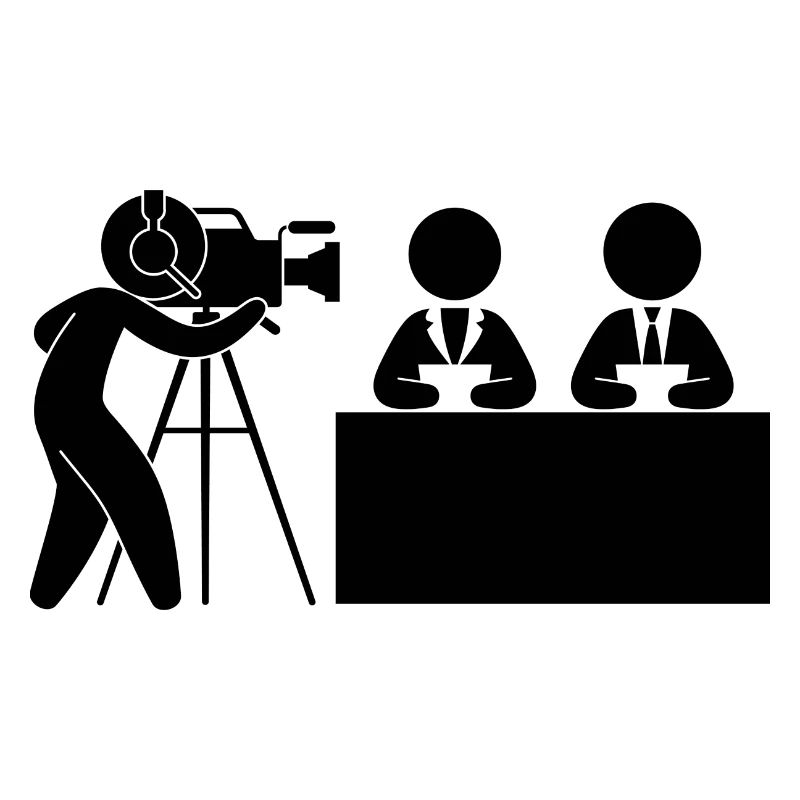 Nachrichten Kameramann Studio