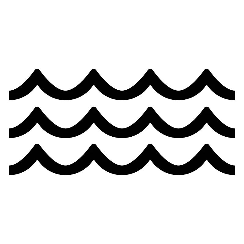 Wave Symbol 3 Waves