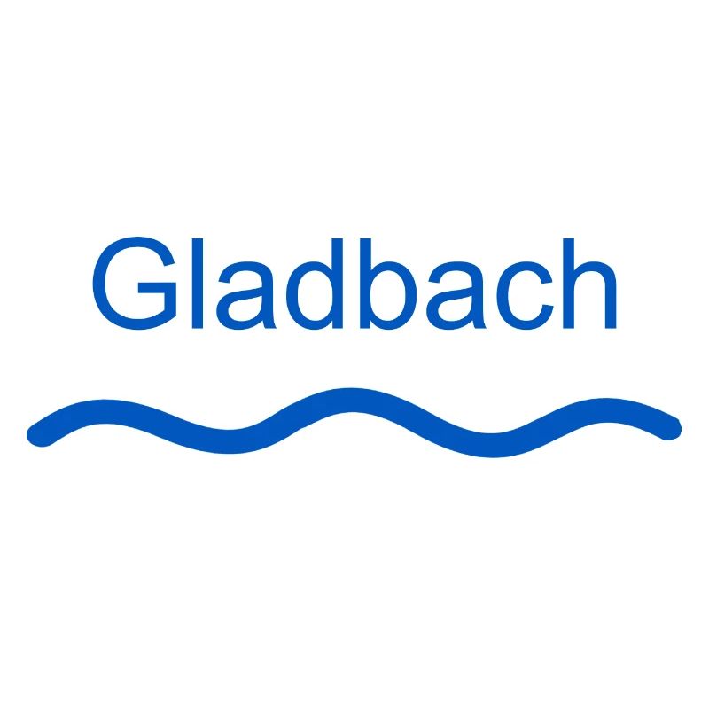 Gladbach Fluss freigestellt