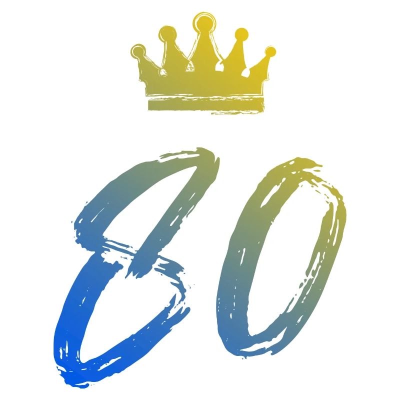 80 Zahl Krone