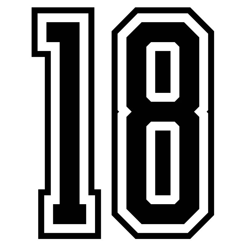 18 Zahl nummer