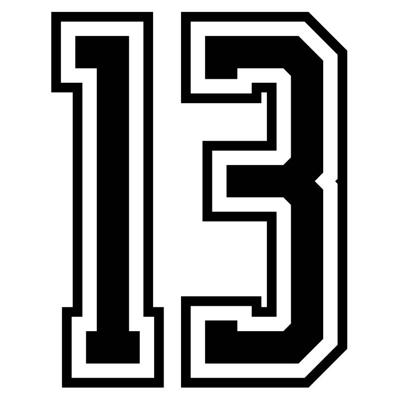 13 Zahl nummer