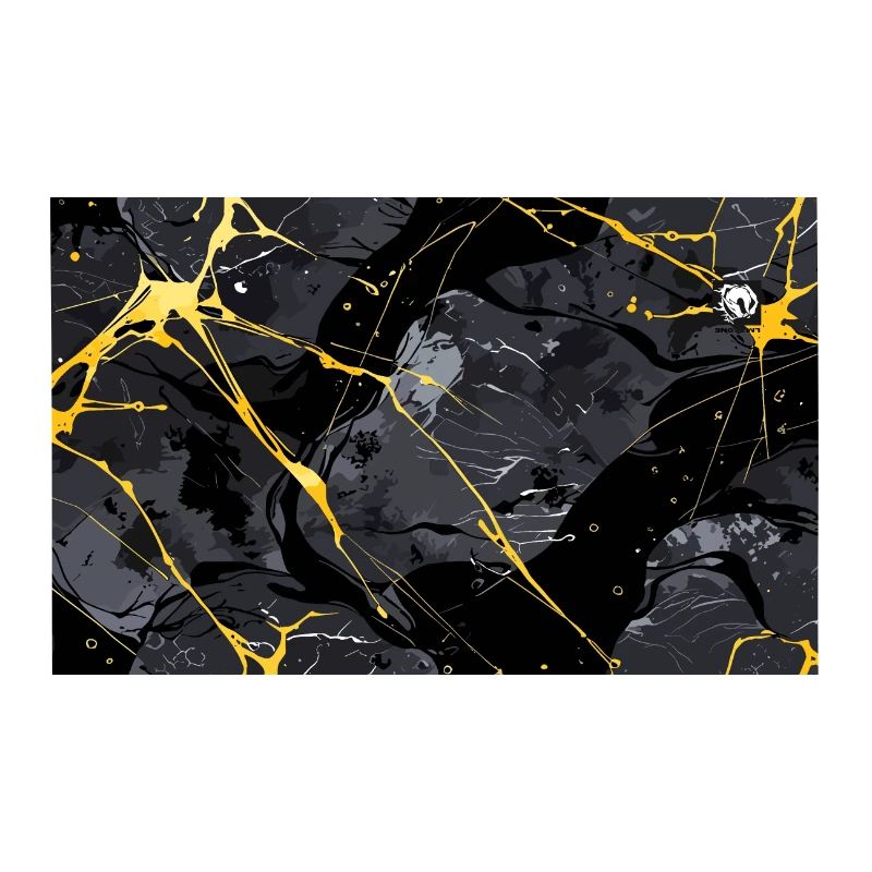 Marmor Marmor Granit schwarz und golden oder GF