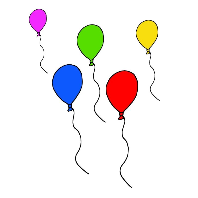 Bunte Luftballons