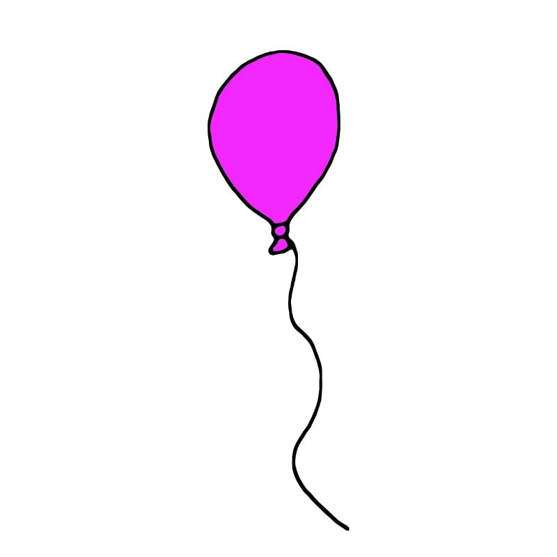 Pinker Luftballon