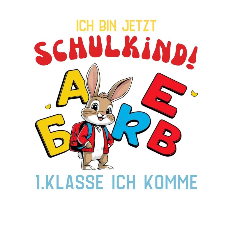 Schulanfänger Haasen Motiv