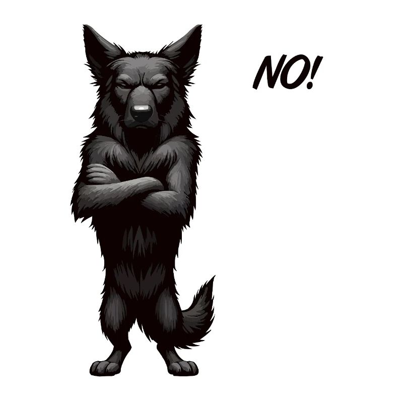 No Schwarzer Schäferhund Schäferhundbesitzer 