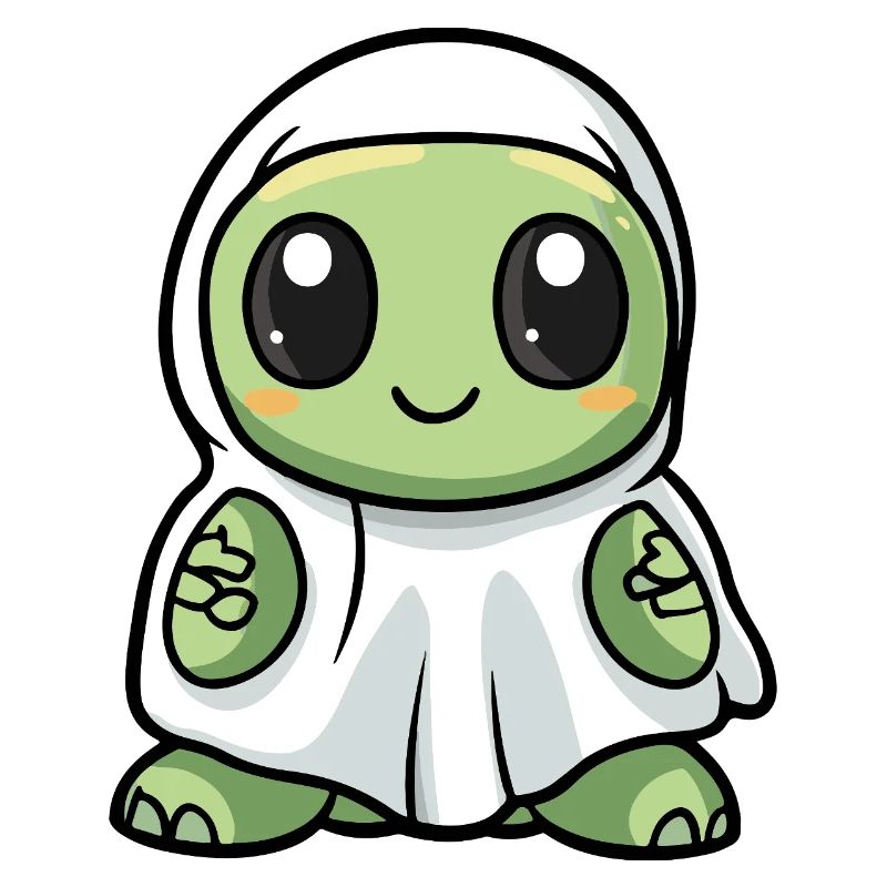 Turtle Halloween Ghost