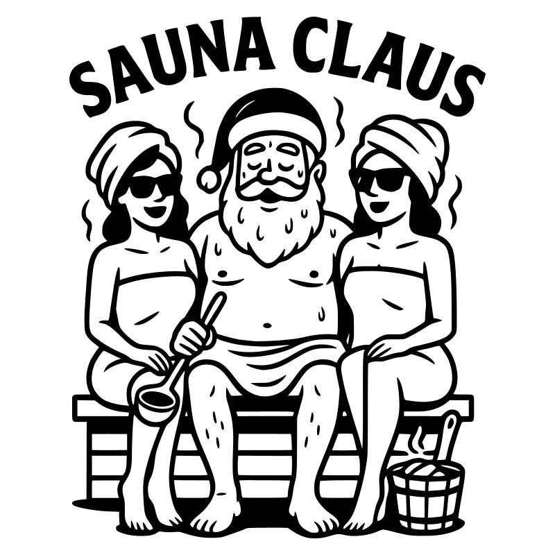 Sauna Weihnachten Santa Claus