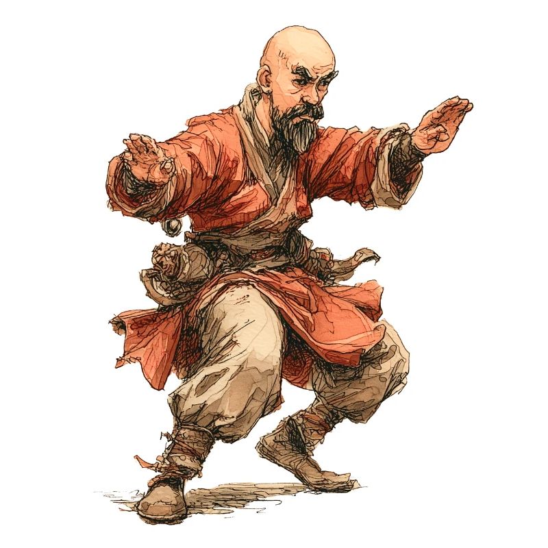 Kungfu Mönch