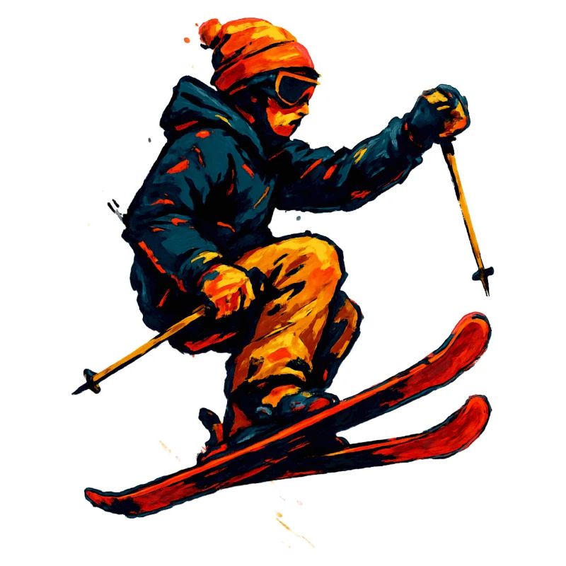 Skifahren | Skifahrer | Berg