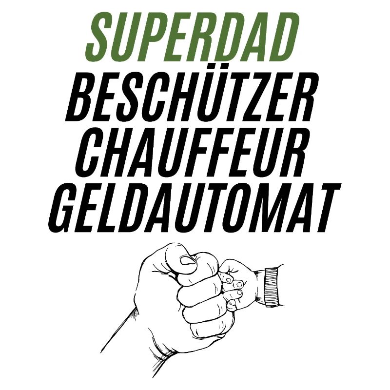 Superdad Kraftvoll Grün
