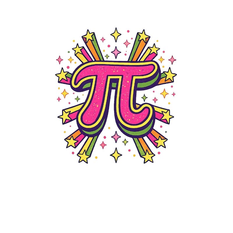 Pi Pop Art Burst