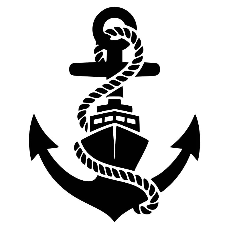 Anker Seil Maritim Silhouette