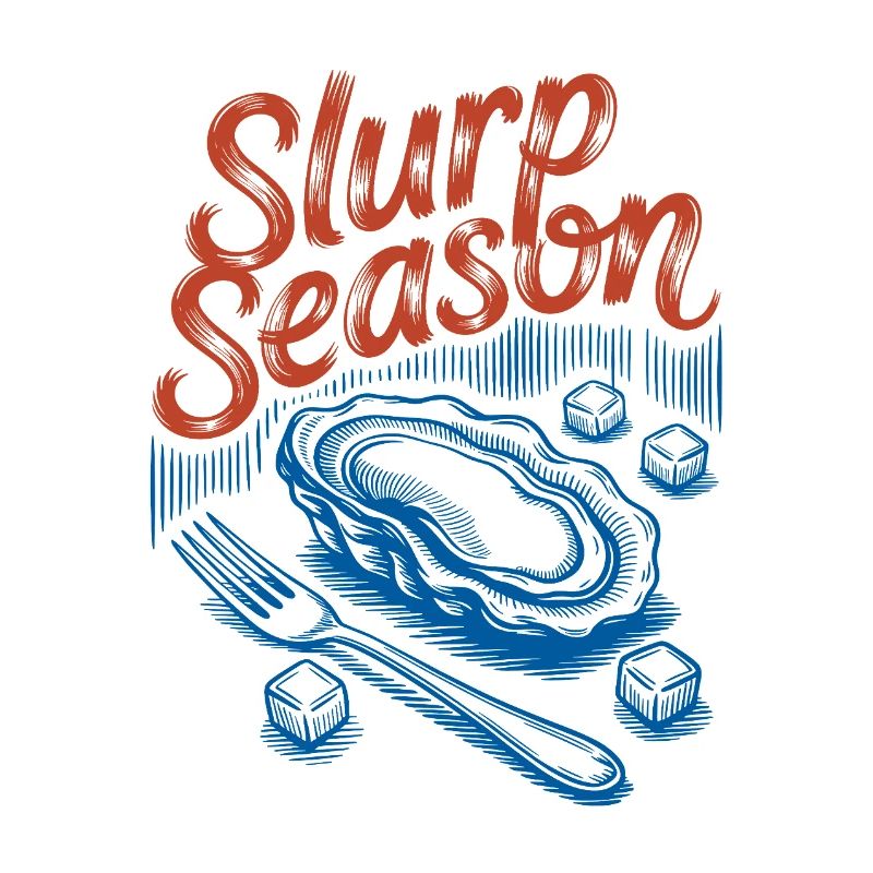 Schlürfsaison – Retro-Austern-Meeresfrüchte