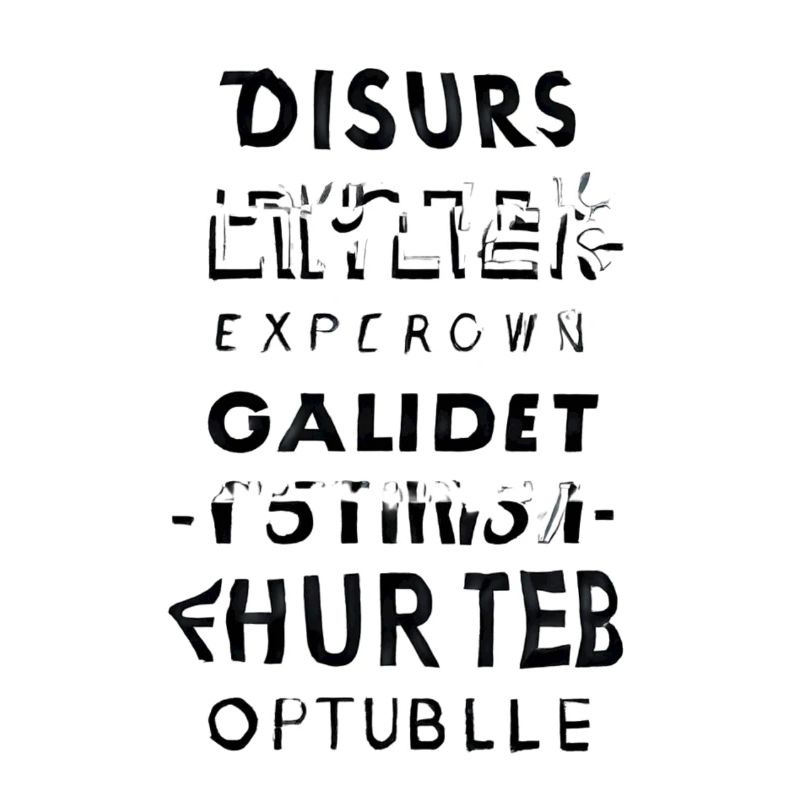 Glitch text cascade