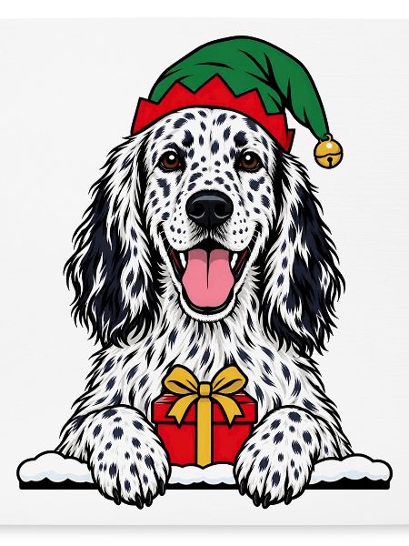 Weihnachten English Setter
