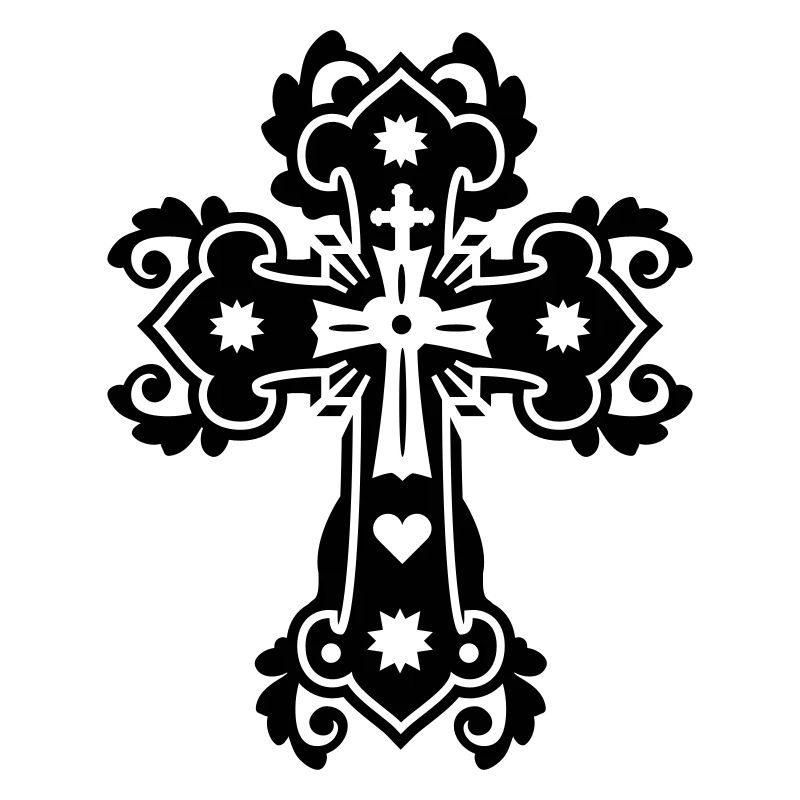 gotisch kruis religieuze kruis