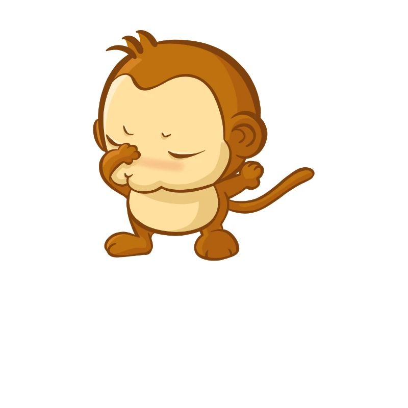 Dabbender Affe dabbing Monkey Äffchen süß Geschenk