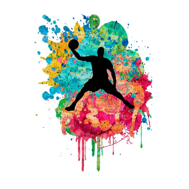 Basketballspieler - PopArt