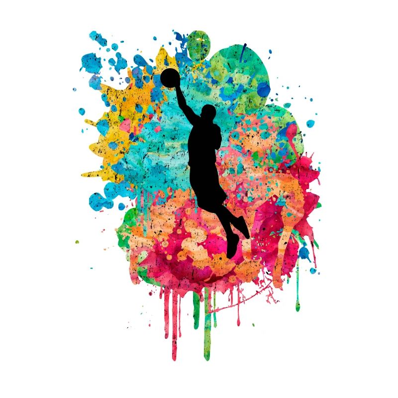 Basketballspieler - PopArt