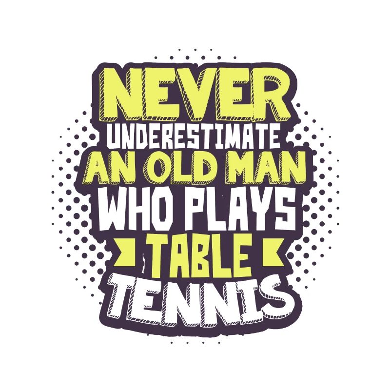 Tischtennis Opa