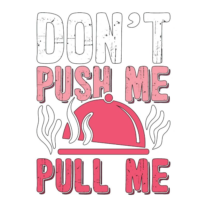 Pulled Pork BBQ Don't Push Me Pull Me BBQ Lover
