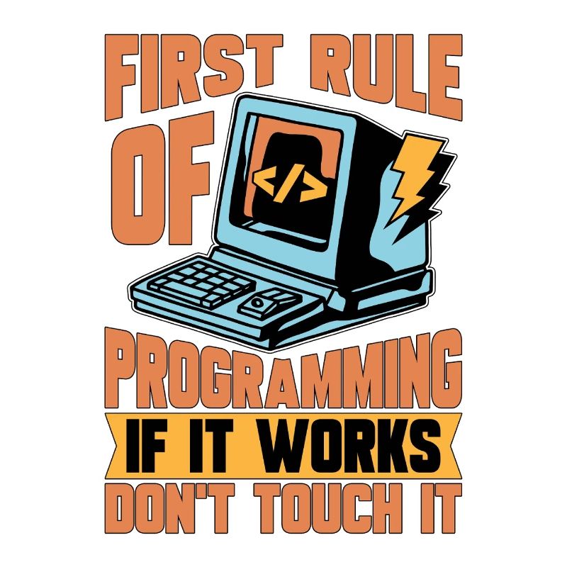 Codeur Première règle de programmation si développeur Web