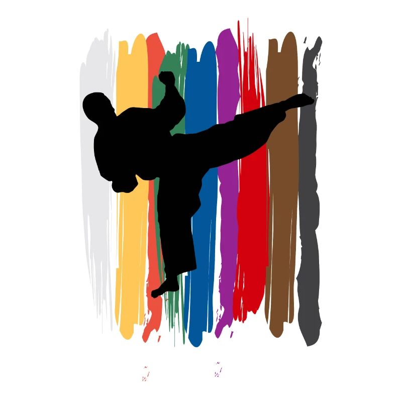Taekwondo Gürtel Silhouette