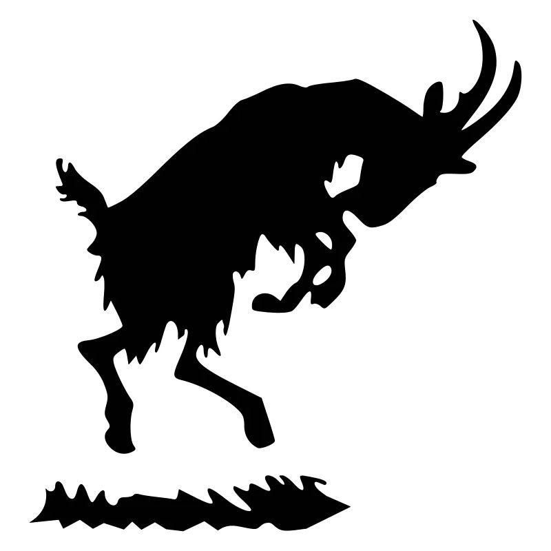 Ziegenbock schwarz