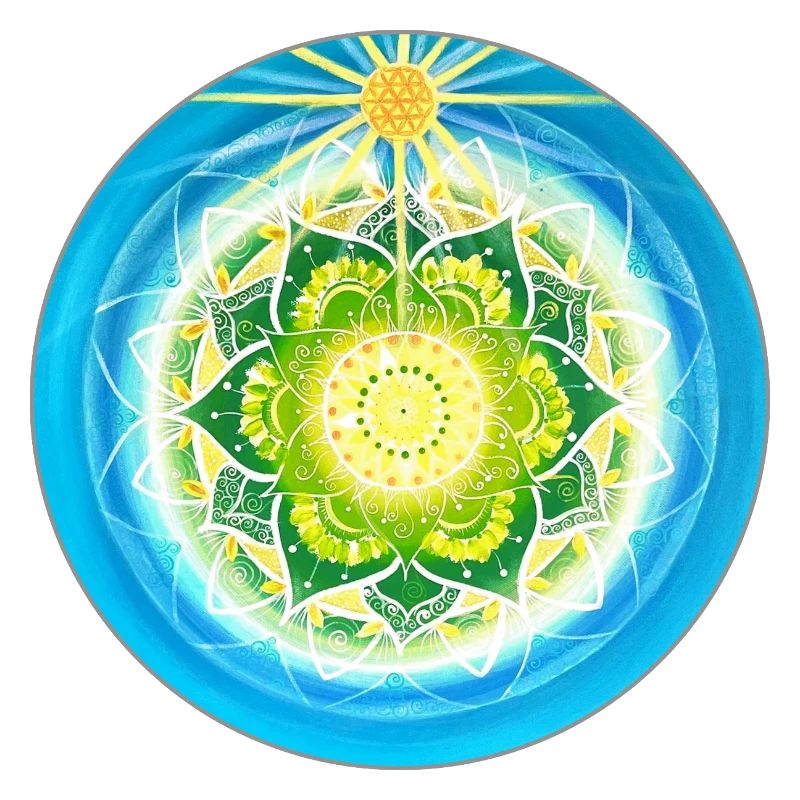 Lebendiges lichtvolles Mandala