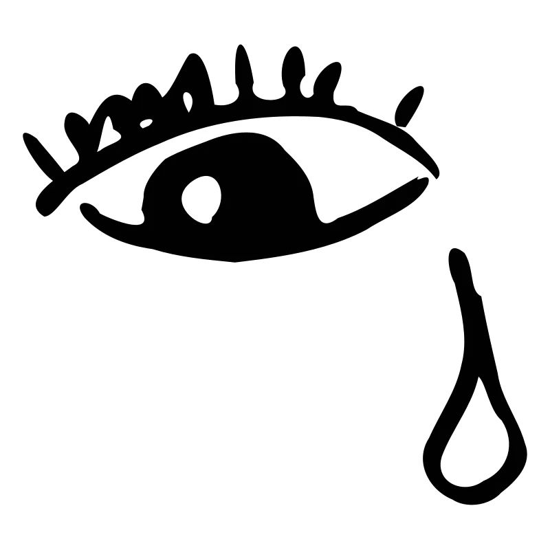 Weinendes Auge