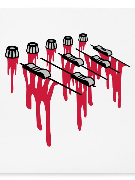 Blut Tropfen Mischpult