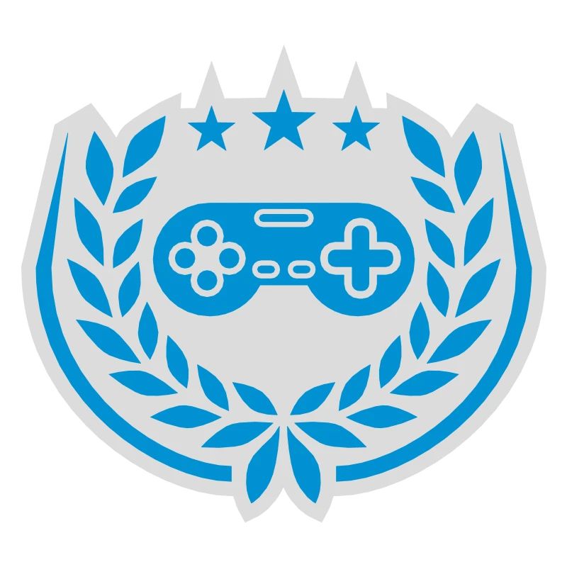 Controller Retro Sterne Lorbeerkranz