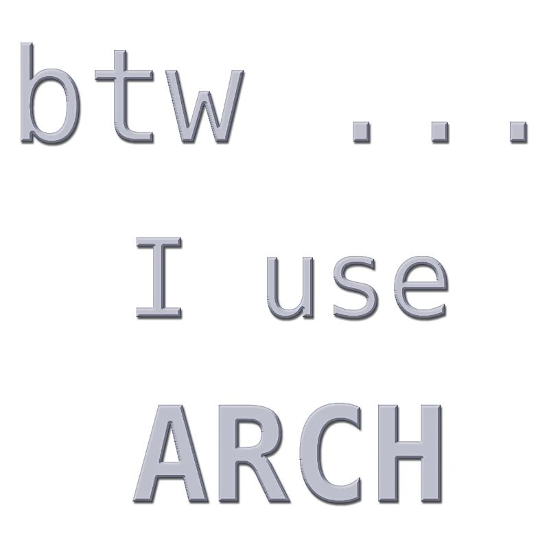 ... btw j’utilise Arch Linux