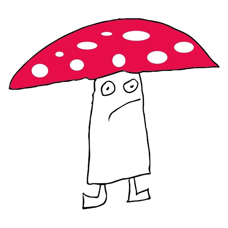 Trauriger Pilz