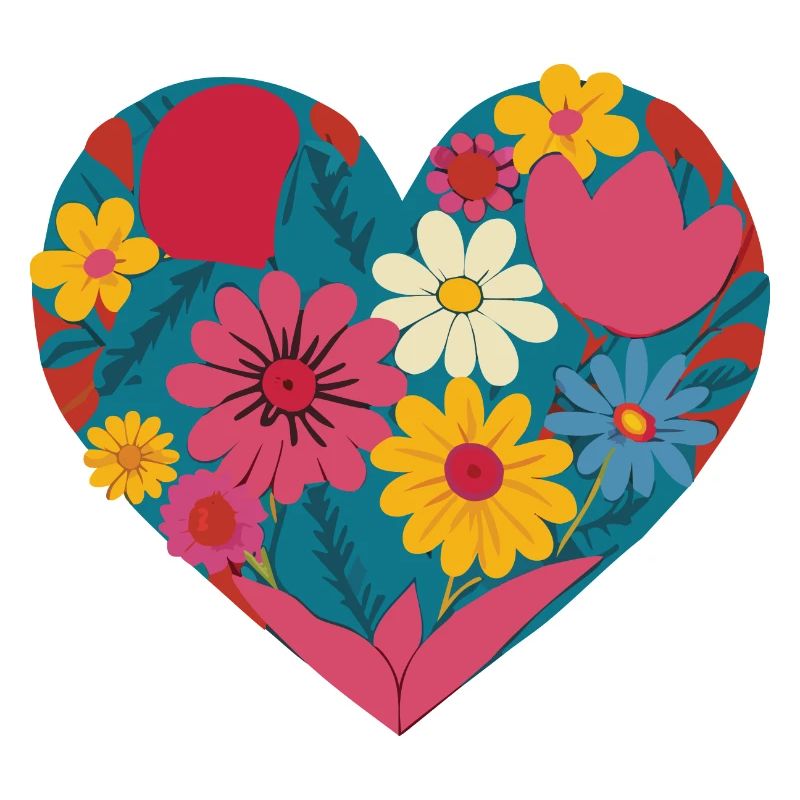 Liebe - Blumen - Herz