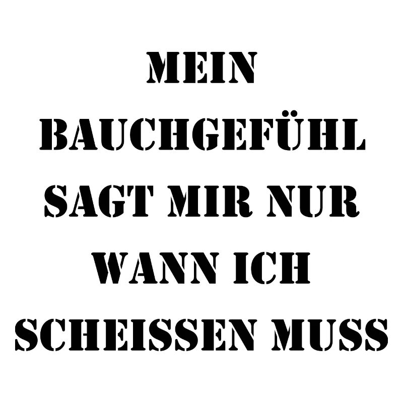 Bauchgefühl (schwarz)