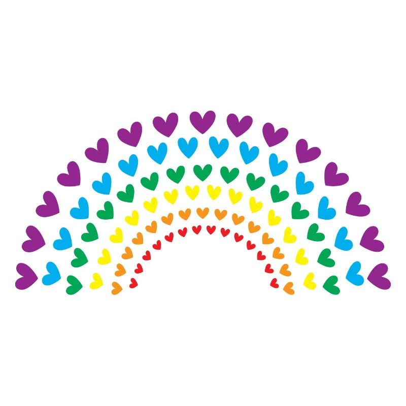Regenbogen der Herzen