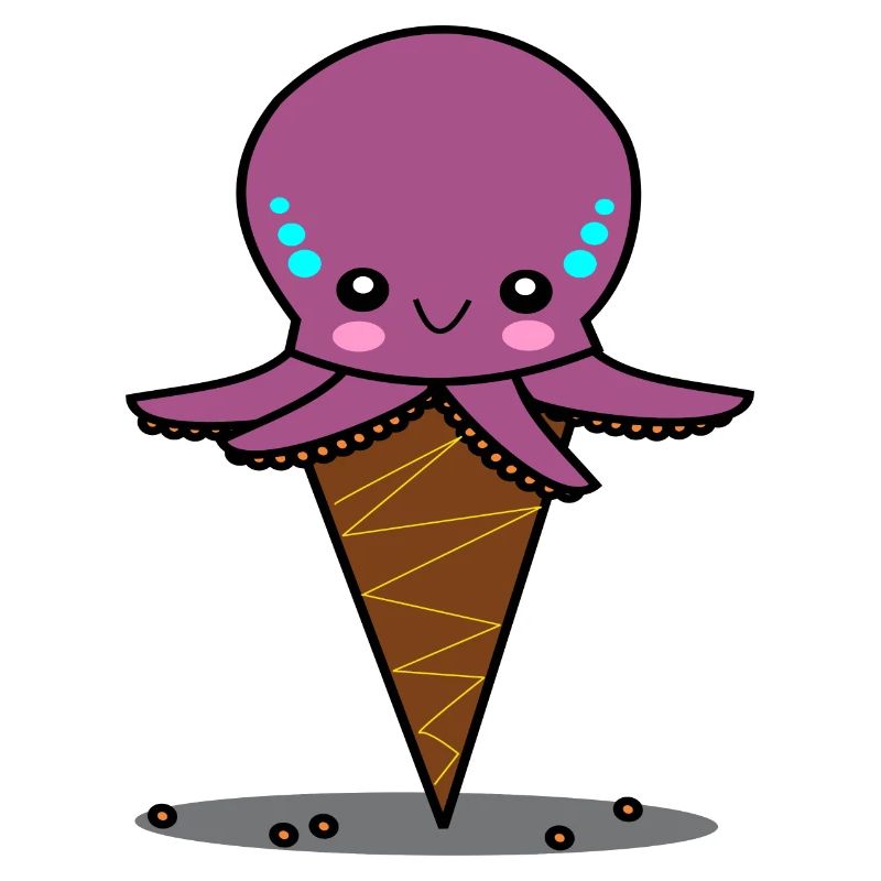 Oktopus Eis
