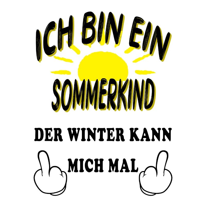 Ich bin ein Sommer Kind Sonne Geschenk