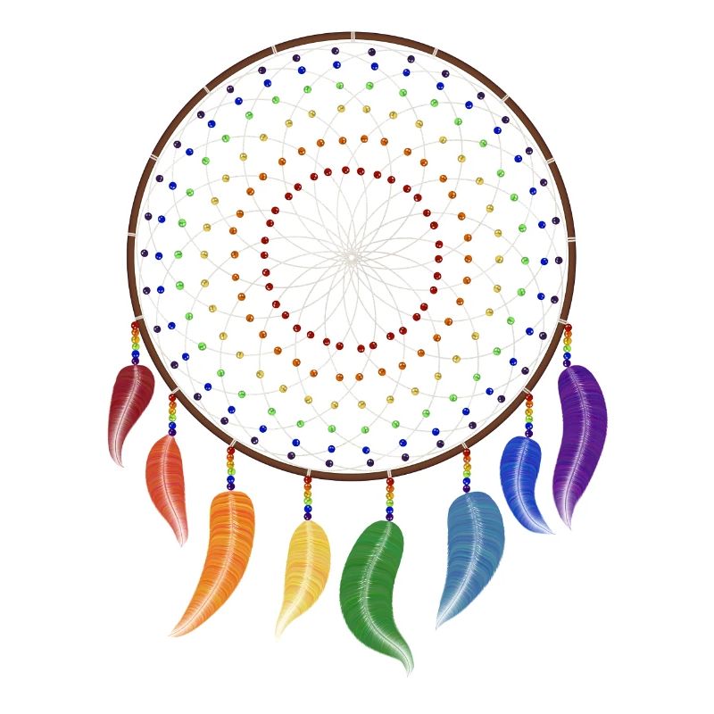 Traumfänger Regenbogen Chakra