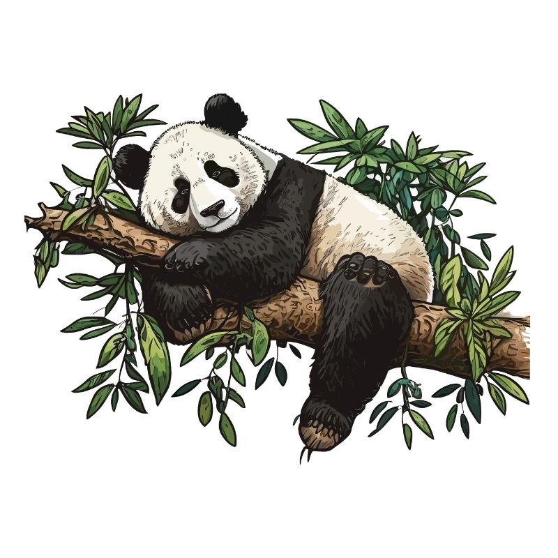 Der Bambus-Panda