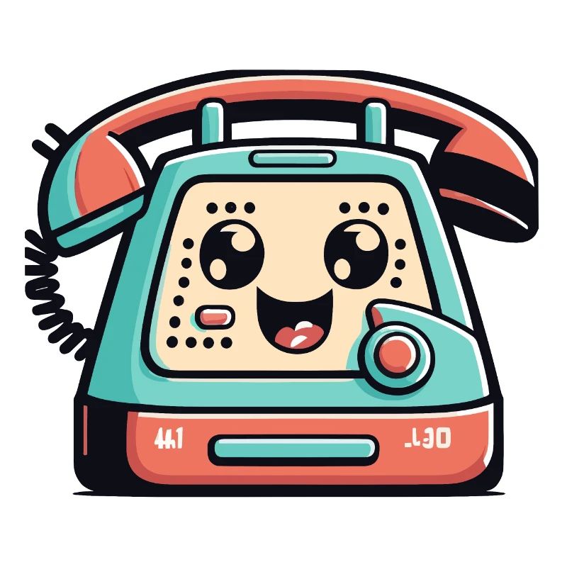 Wählscheibentelefon Retro