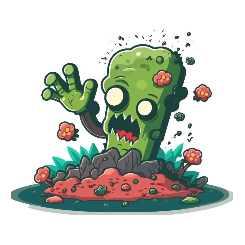 Zombie erhebt sich