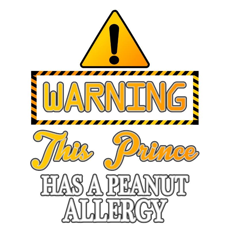This prince has a peanut allergy
