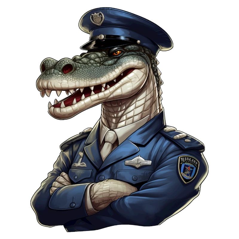 Crocodile Policeman
